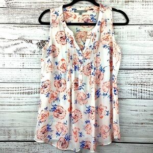 DANIEL RAINN‎ SIZE XS TOP FLORAL TANK TOP BLOUSE GUC